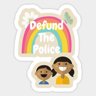 Defund The Police - Cute Kids Sticker